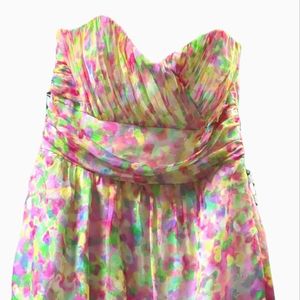 Floral Silk cocktail dress size S / M